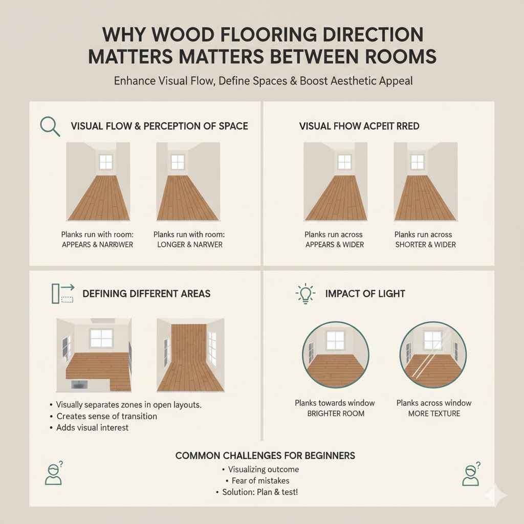 Why Flooring Direction Matters Between Rooms