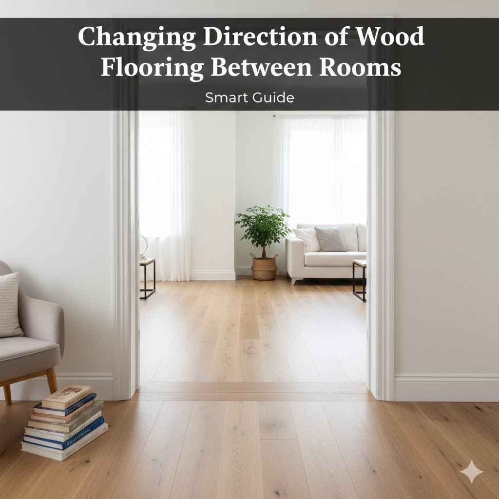 Changing Direction of Wood Flooring Between Rooms