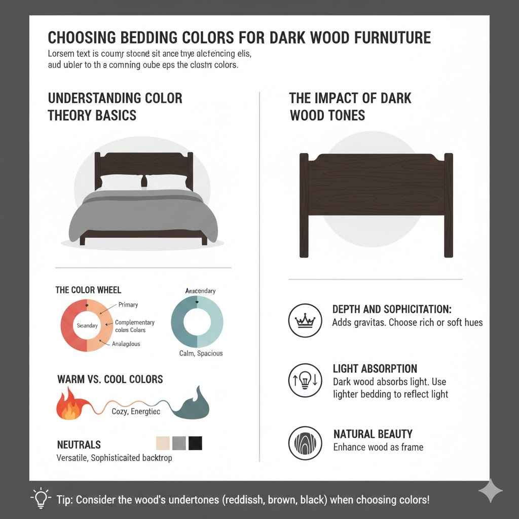 Choosing Bedding Colors for Dark Wood Furniture