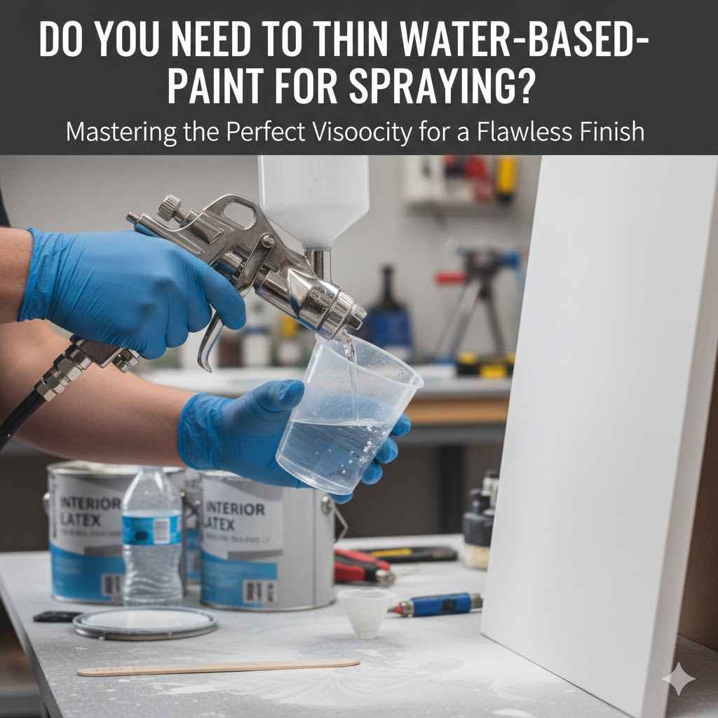 Do You Need to Thin Water-Based Paint for Spraying