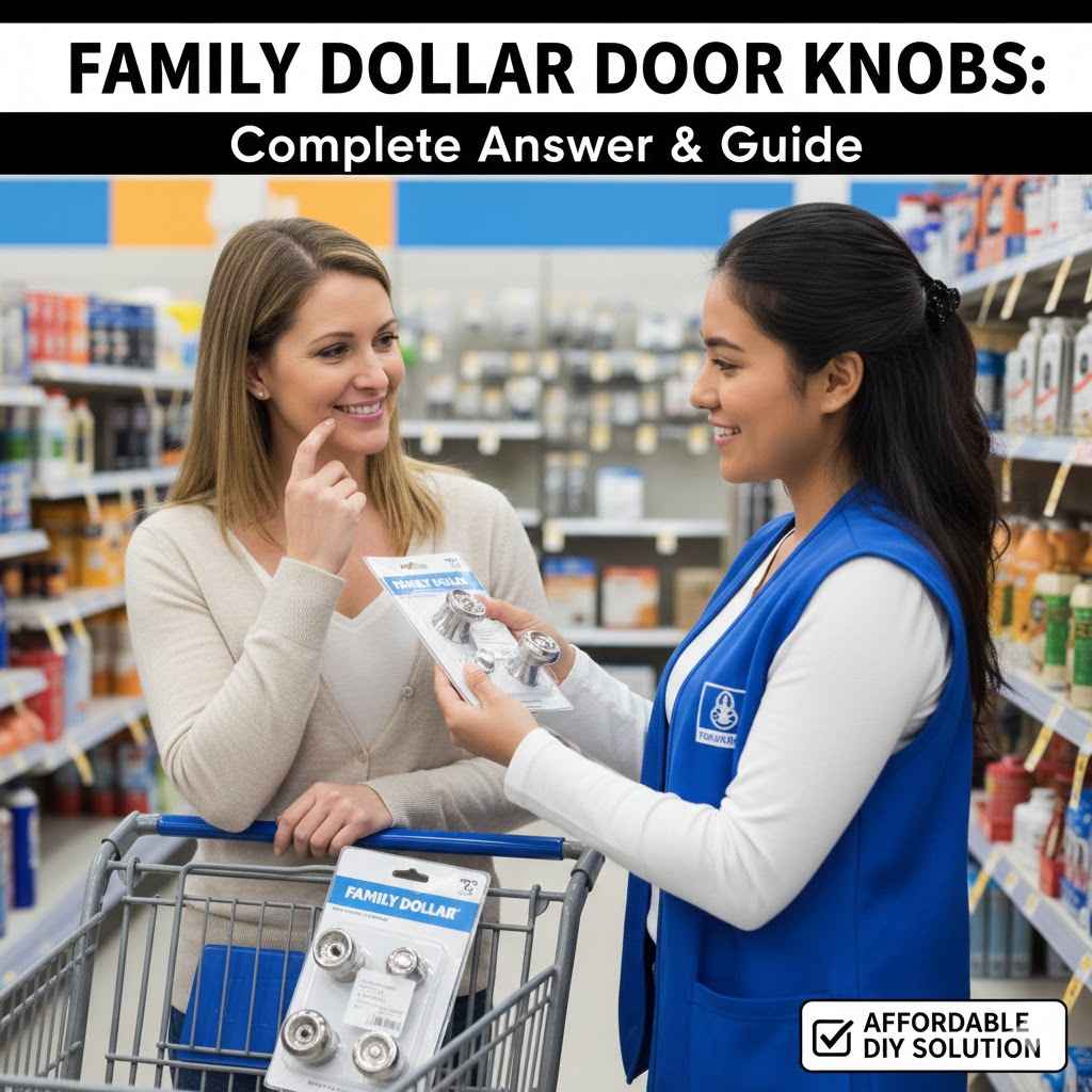 Does Family Dollar Sell Door Knobs