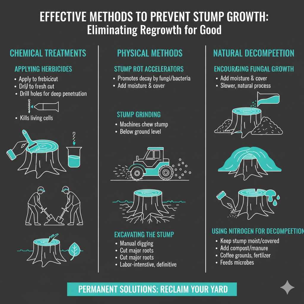 Effective Methods to Prevent Stump Growth

