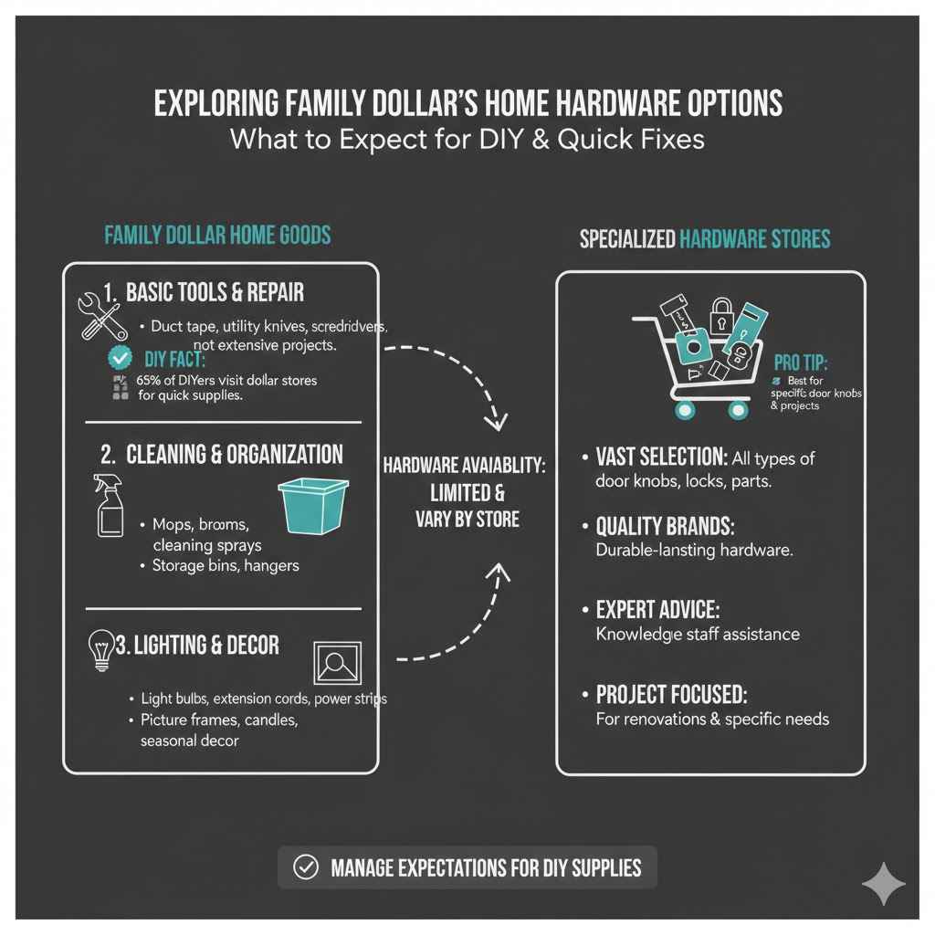 Exploring Family Dollar’s Home Hardware Options