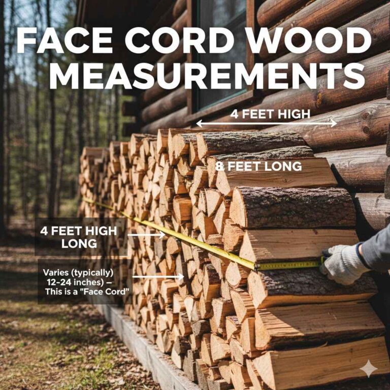 Face Cord Wood Measurements Simple Guide