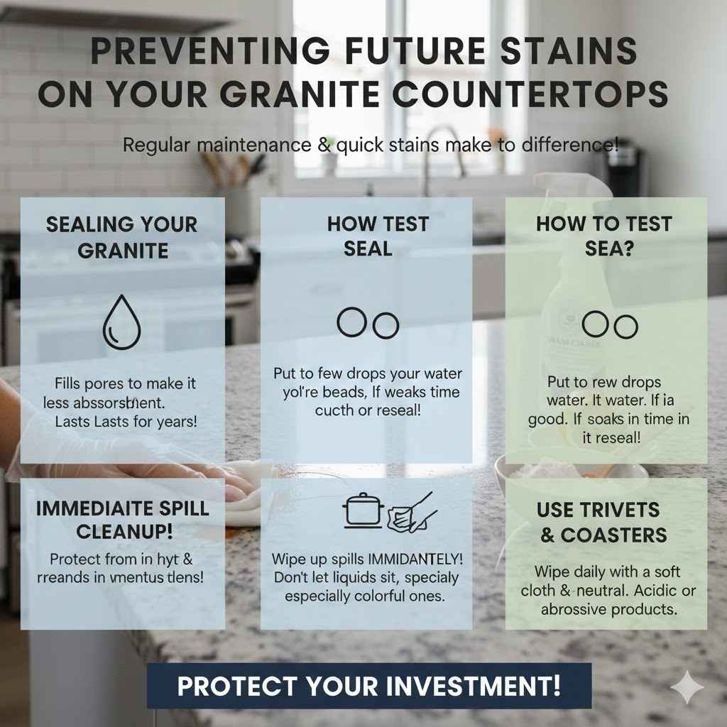 Preventing Future Stains on Your Granite Countertops