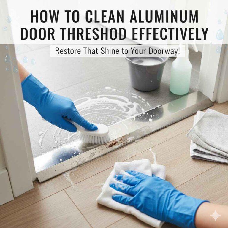 How to Clean Aluminum Door Threshold Effectively