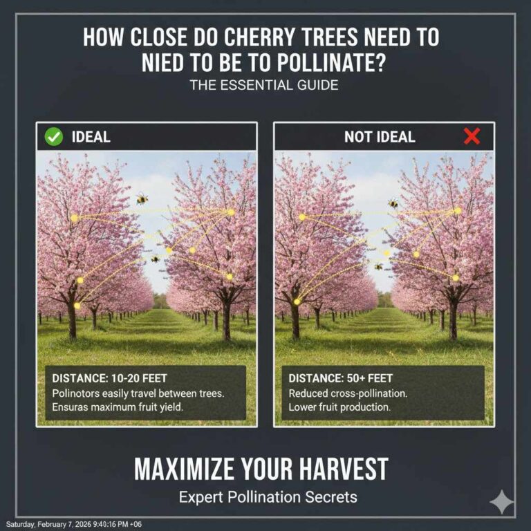 How Close Do Cherry Trees Need to Be to Pollinate