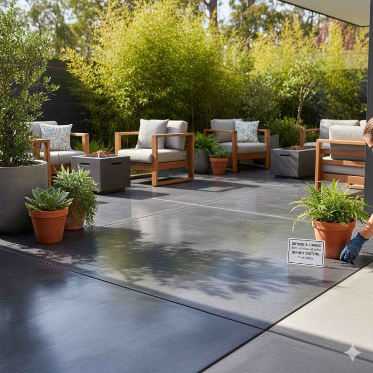 How Long After Staining Concrete Can You Seal It