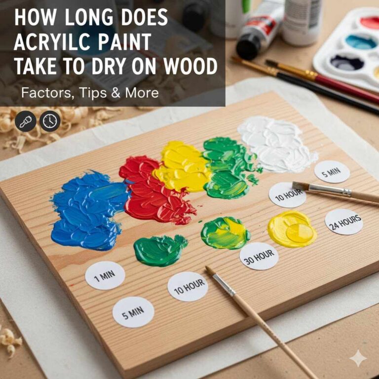 How Long Does Acrylic Paint Take to Dry on Wood