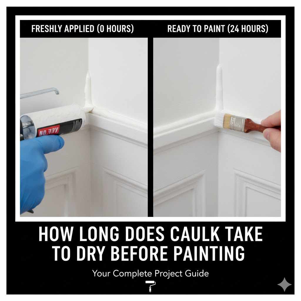 How Long Does Caulk Take to Dry Before Painting