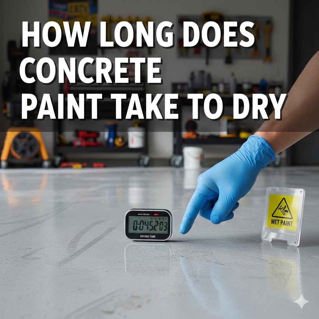 How Long Does Concrete Paint Take to Dry