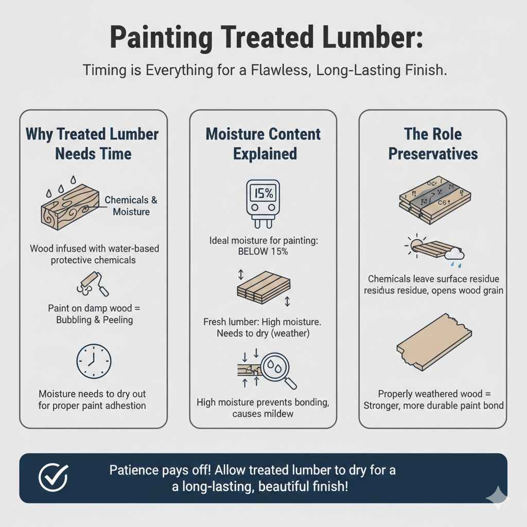 Painting Treated Lumber A Quick Look