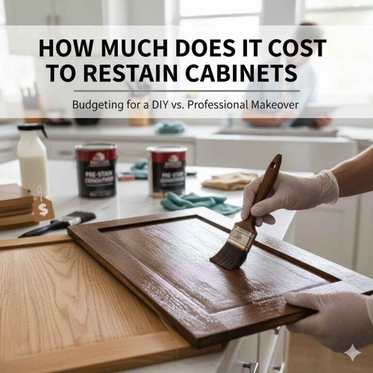 How Much Does It Cost To Restain Cabinets