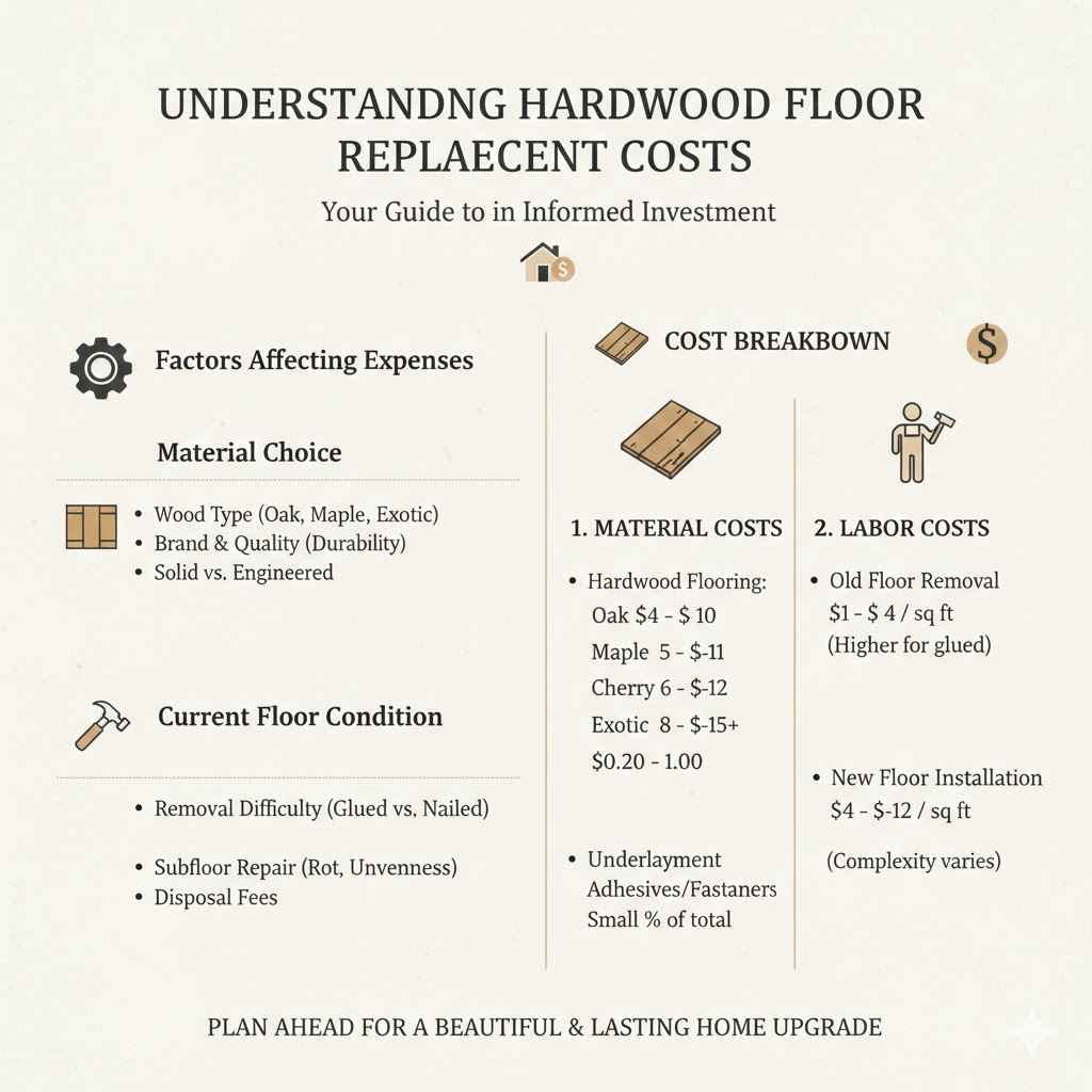 Understanding Hardwood Floor Replacement Costs