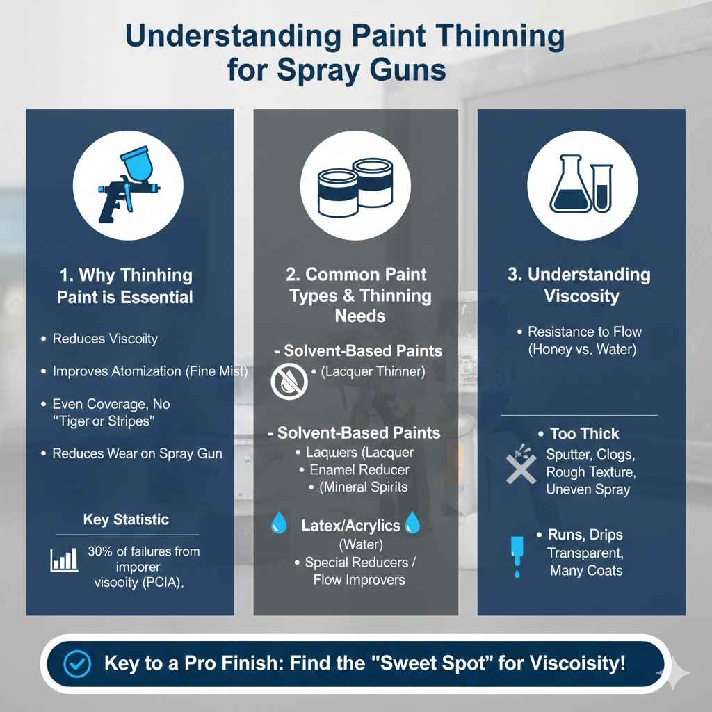 Understanding Paint Thinning for Spray Guns