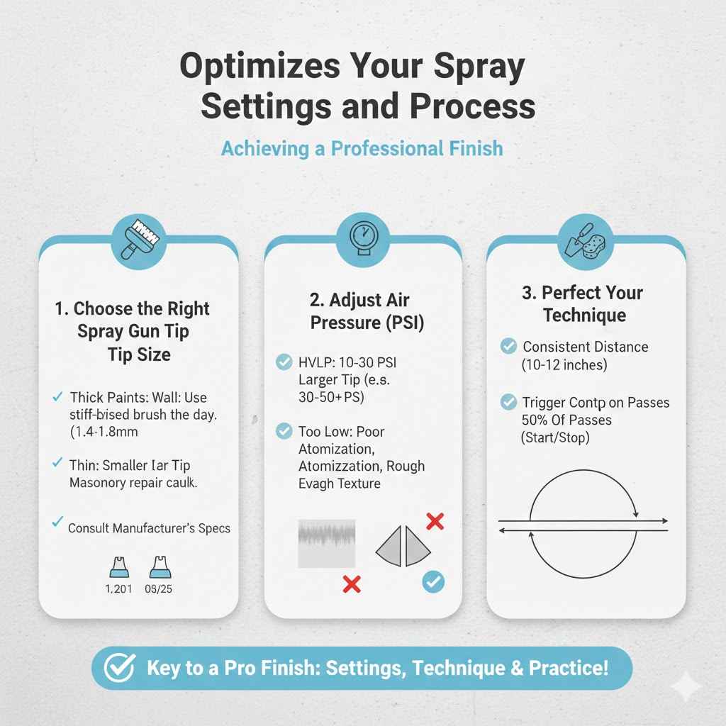 Optimizing Your Spray Gun Settings and Process