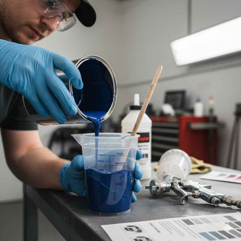 How Much Thinner to Mix Paint Spray Gun