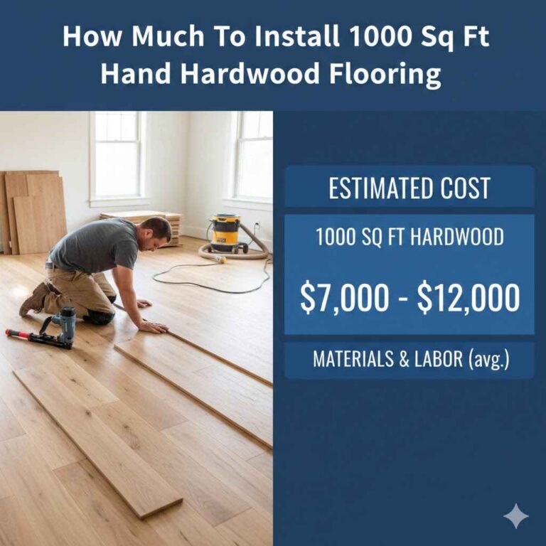 How Much To Install 1000 Sq Ft Hardwood Flooring