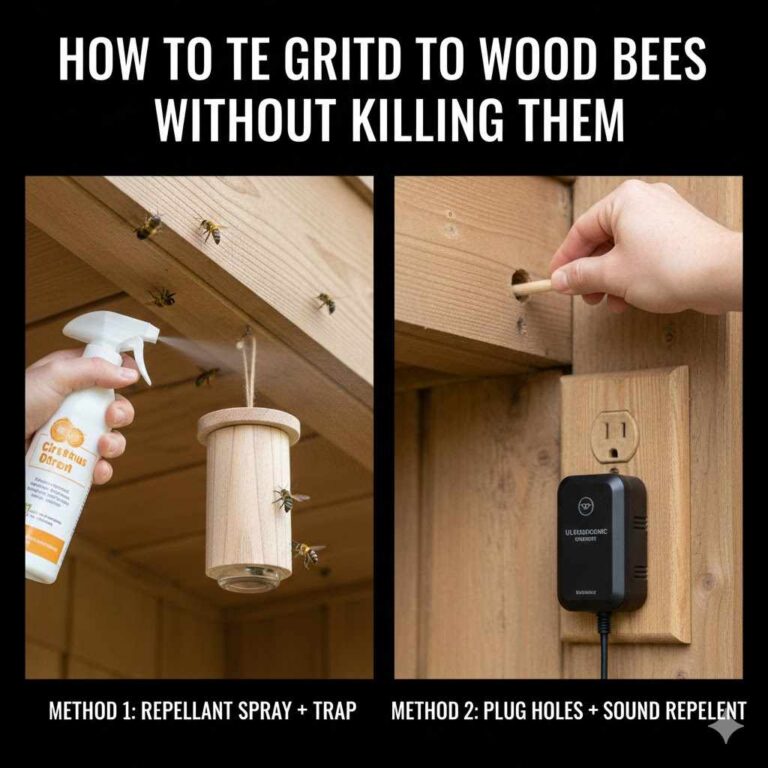 vHow To Get Rid Of Wood Bees Without Killing Them