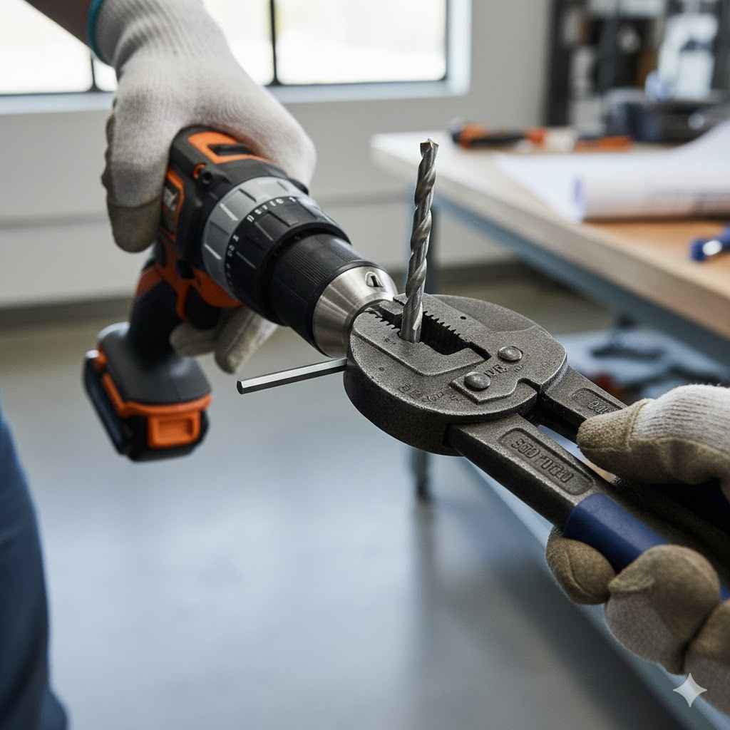 How To Remove A Stuck Drill Bit From A Keyless Chuck