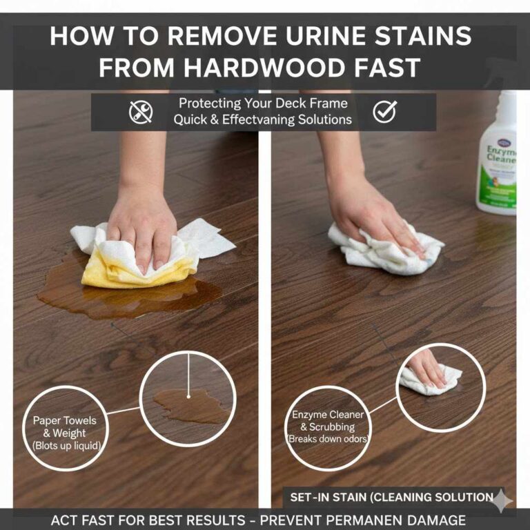 How To Remove Urine Stains From Hardwood Fast