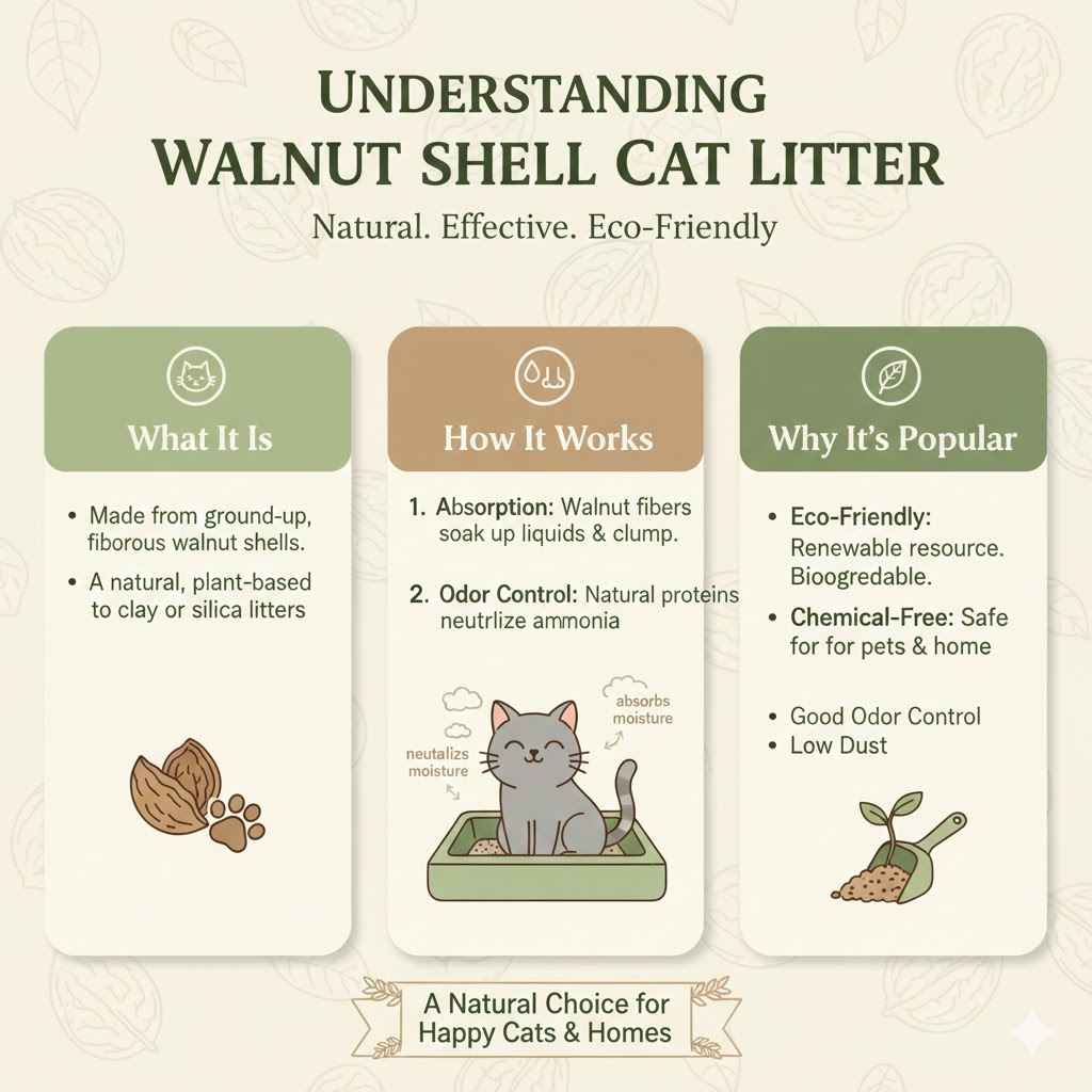Understanding Walnut Shell Cat Litter