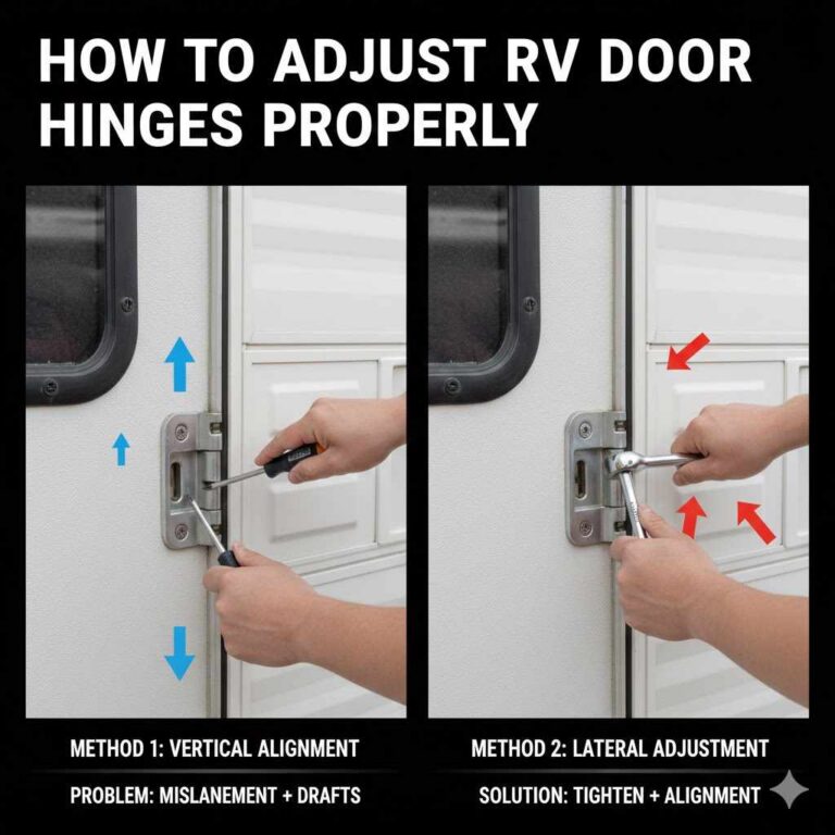 How to Adjust RV Door Hinges Properly