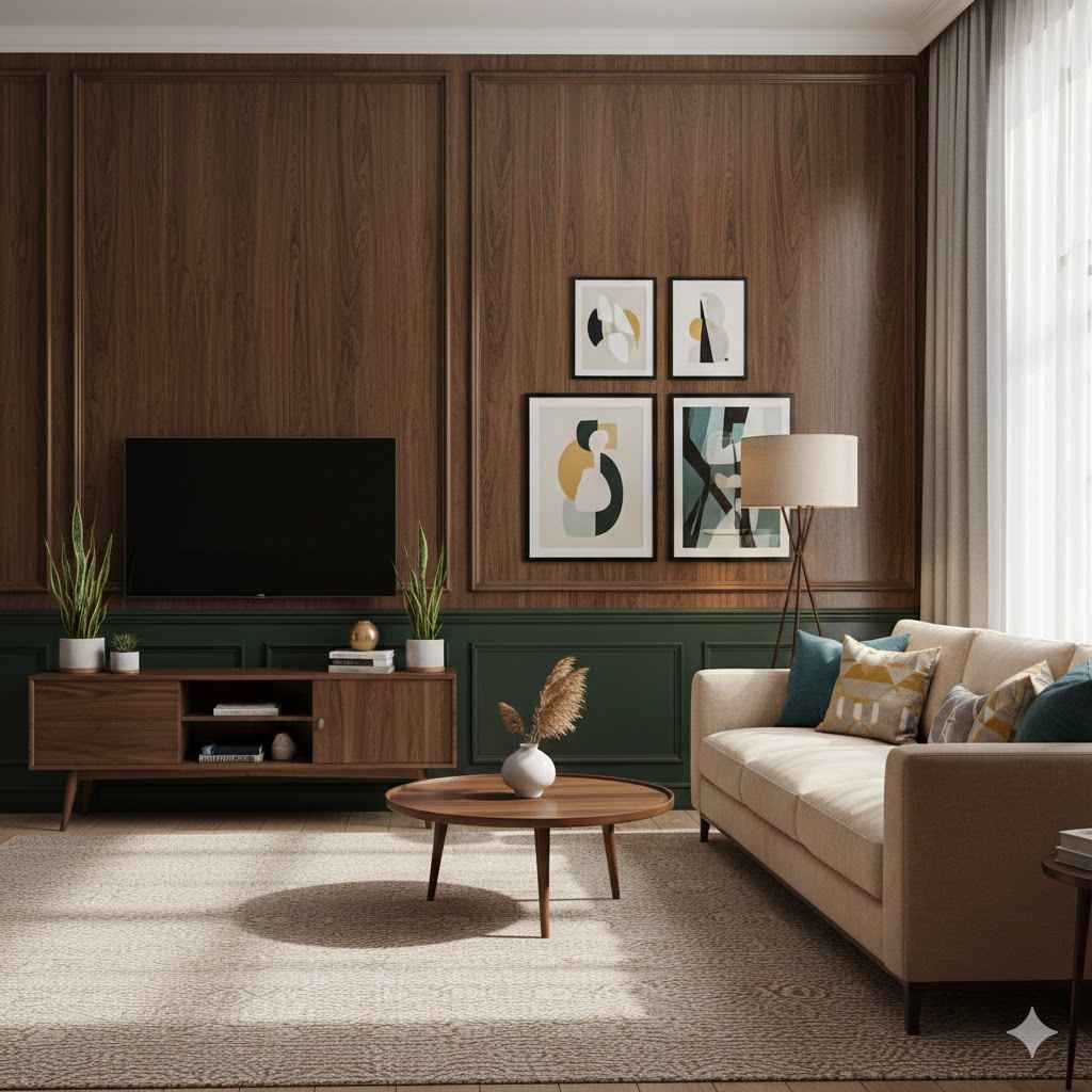 How to Decorate Living Room Wood Paneling