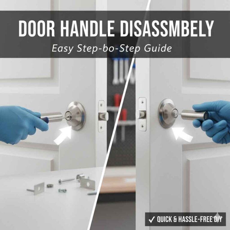 How to Disassemble a Door Handle Easily