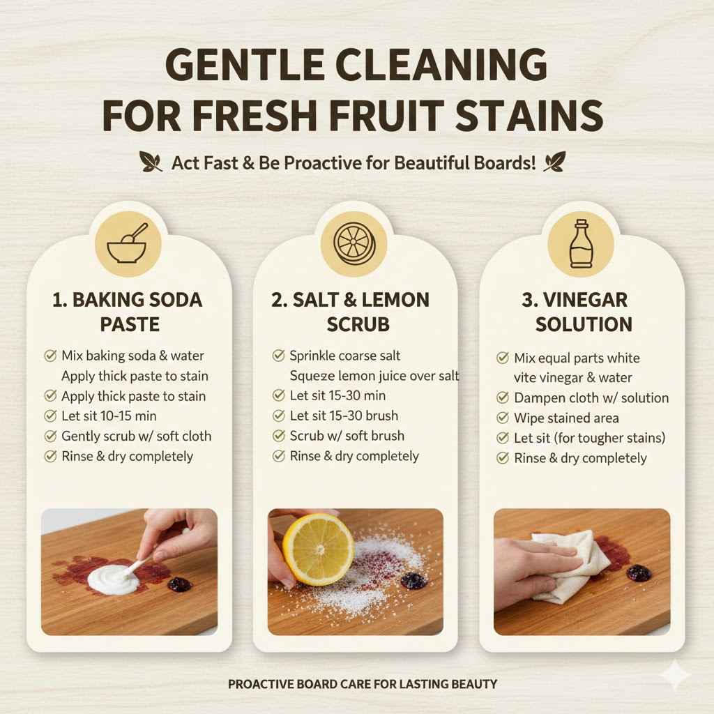 Gentle Cleaning for Fresh Stains