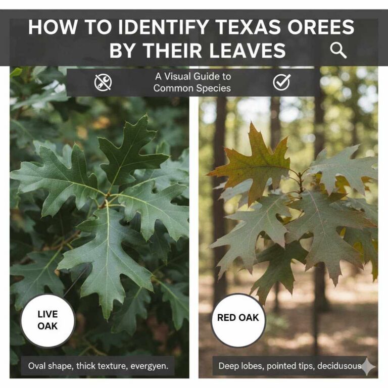 How to Identify Texas Oak Trees by Their Leaves