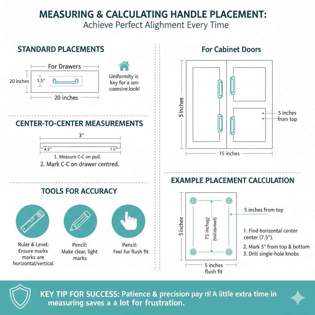 Measuring and Calculating Handle Placement