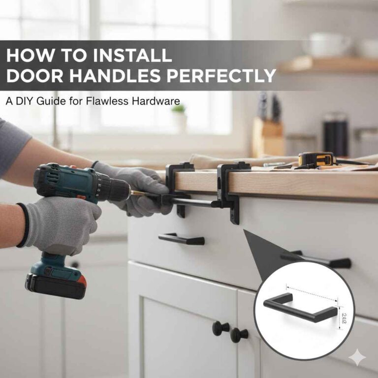 How to Install Cabinet Door Handles Perfectly