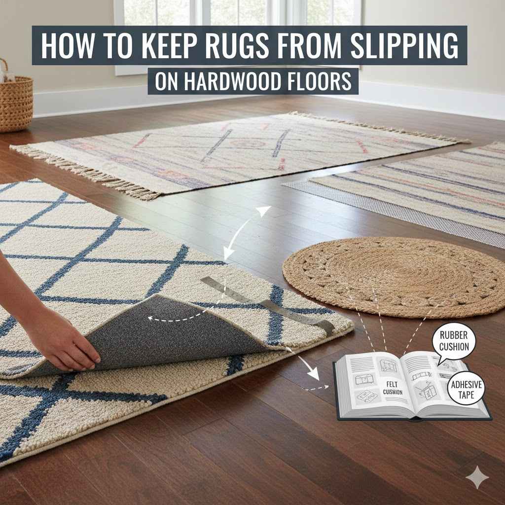 How to Keep Rugs From Slipping on Hardwood Floors