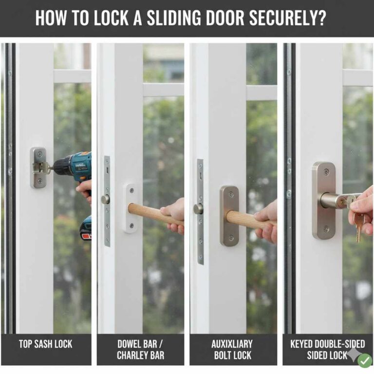 How to Lock a Sliding Door Securely