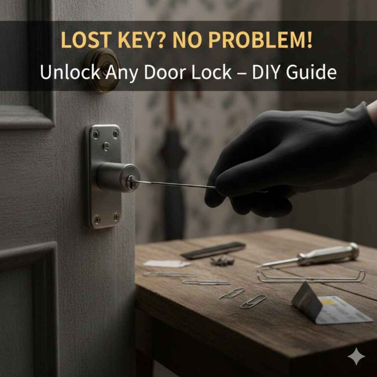 How to Open a Door Lock If Key Lost