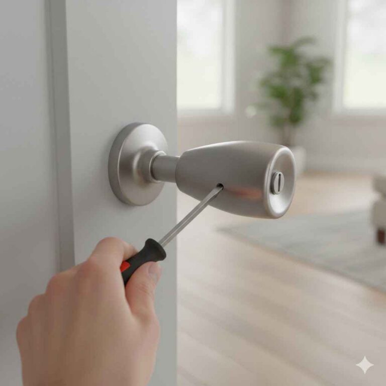 How to Open a Locked Door with a Screwdriver Safely