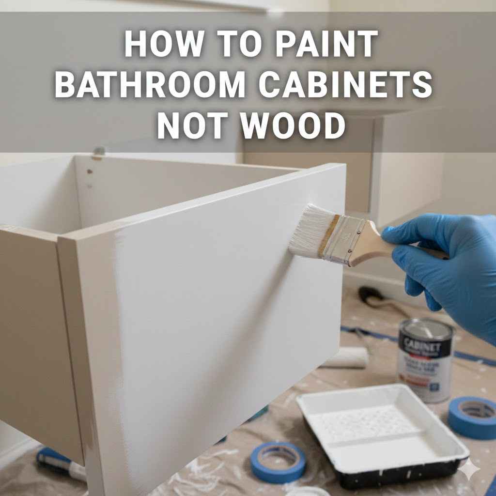 How to Paint Bathroom Cabinets Not Wood