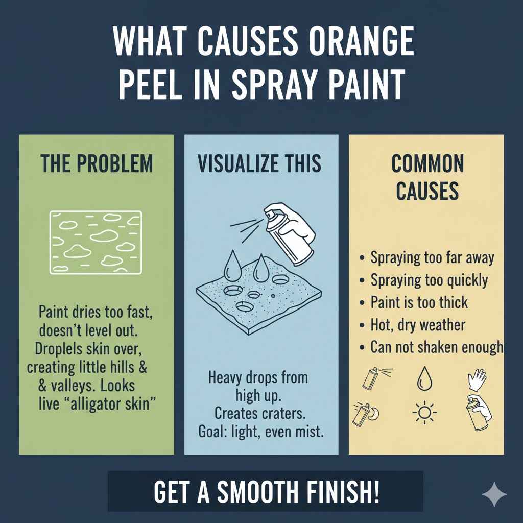 What Causes Orange Peel in Spray Paint