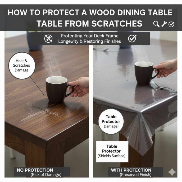 How to Protect a Wood Dining Table from Scratches