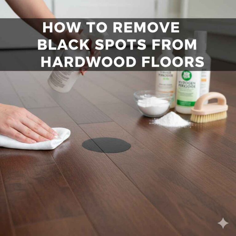 How to Remove Black Spots from Hardwood Floors