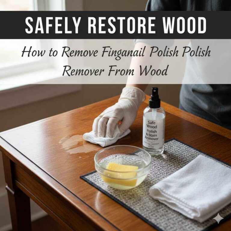 How to Remove Fingernail Polish Remover From Wood Safely