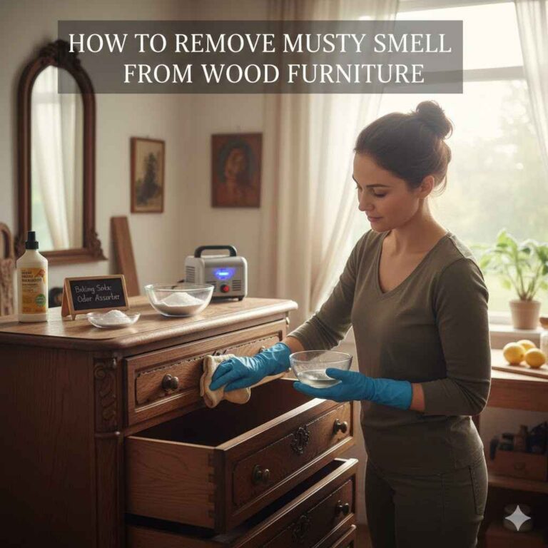 How to Remove Musty Smell from Wood Furniture