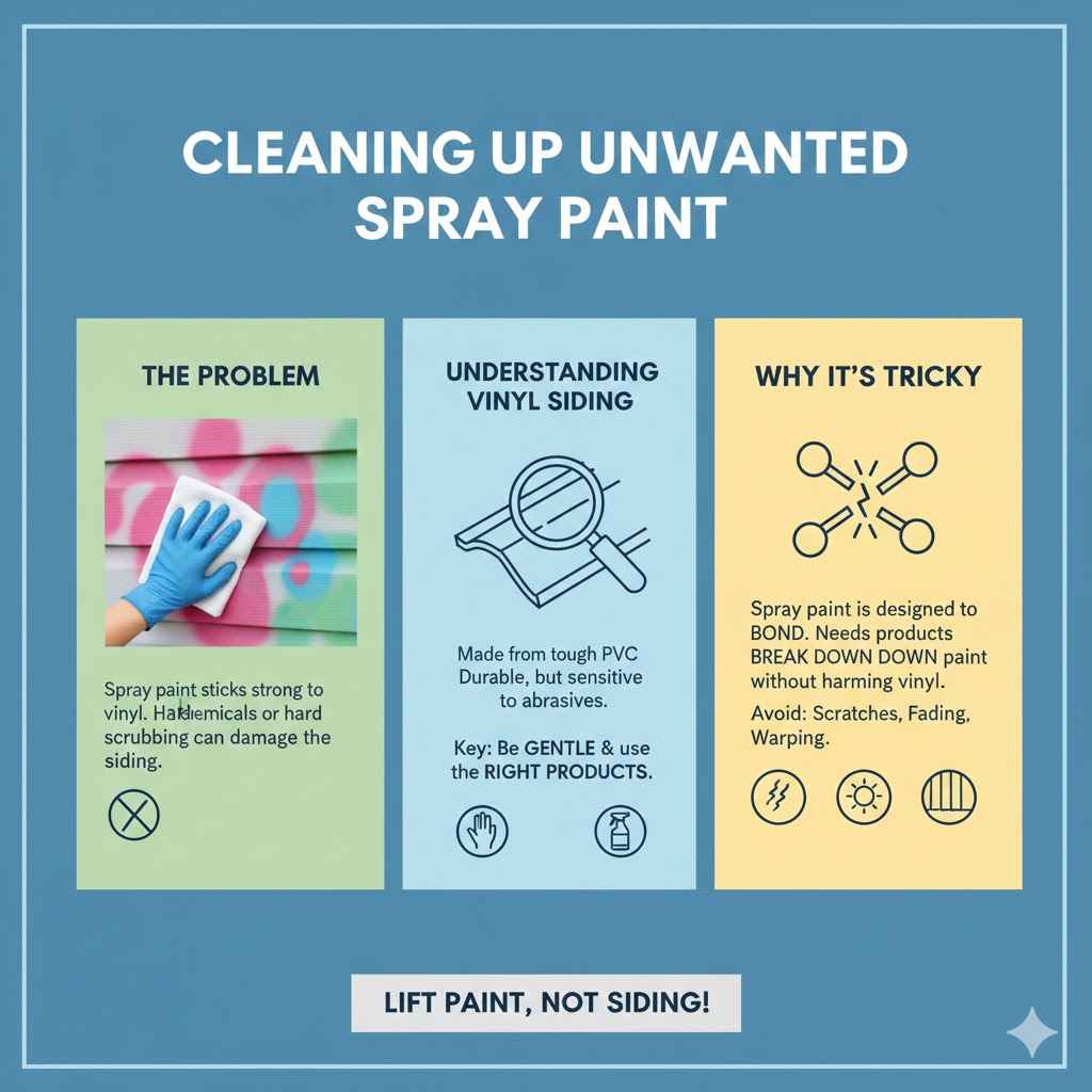 Cleaning Up Unwanted Spray Paint