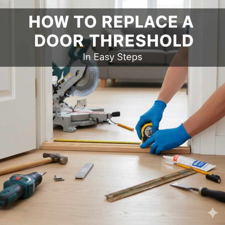 How to Replace a Door Threshold in Easy Steps