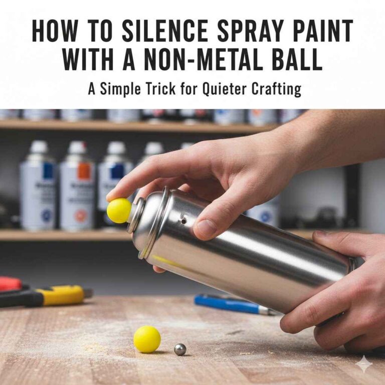 How to Silence Spray Paint with a Non-Metal Ball