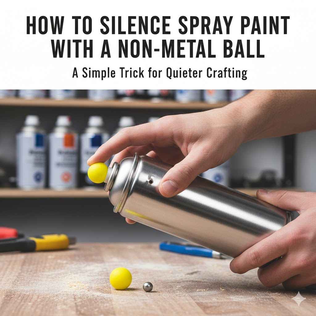 How to Silence Spray Paint with a Non-Metal Ball