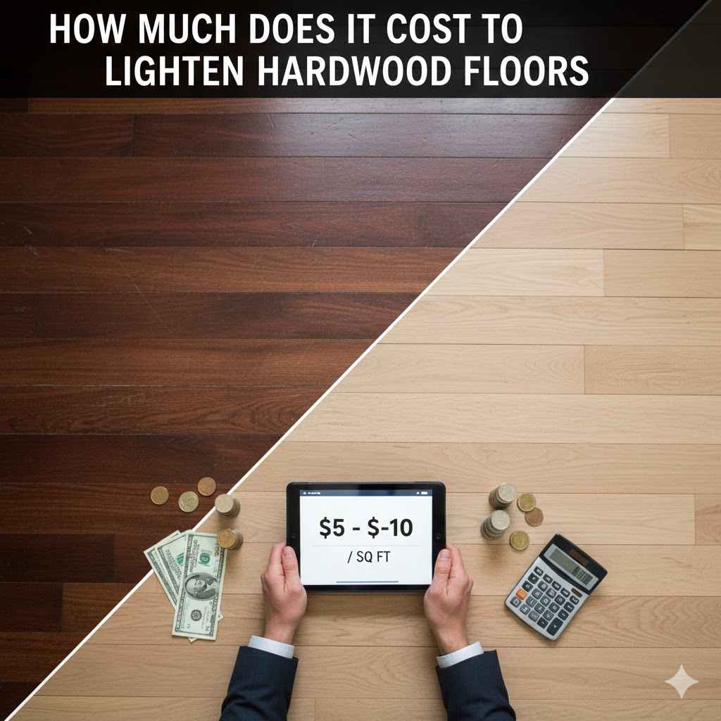 How Much Does It Cost to Lighten Hardwood Floors