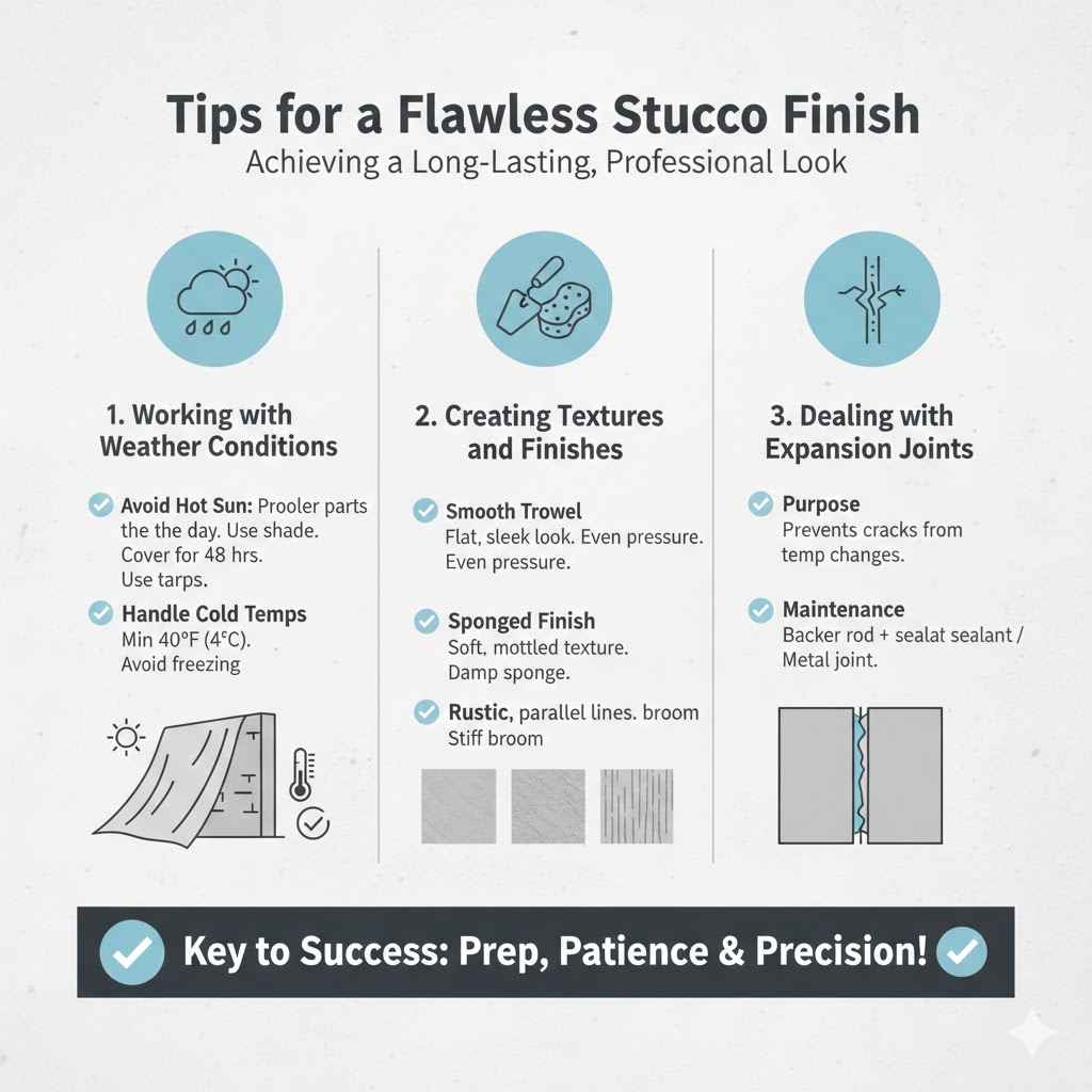 Tips for a Flawless Stucco Finish