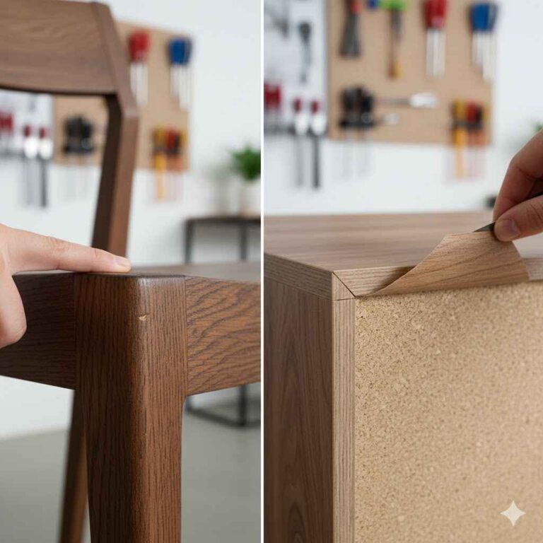 How to Tell Solid Wood From Veneer Furniture